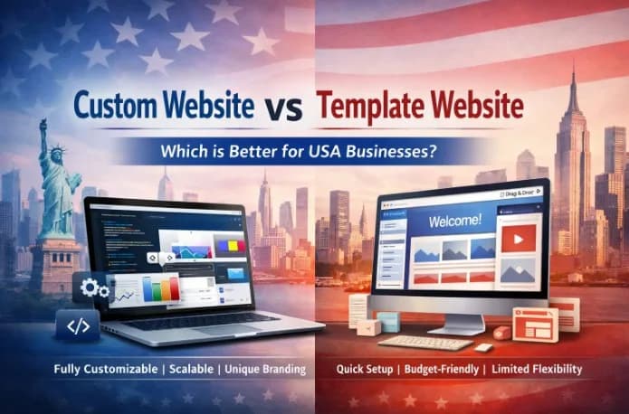 Custom Website Vs Template Website: Which is better for USA Businesses