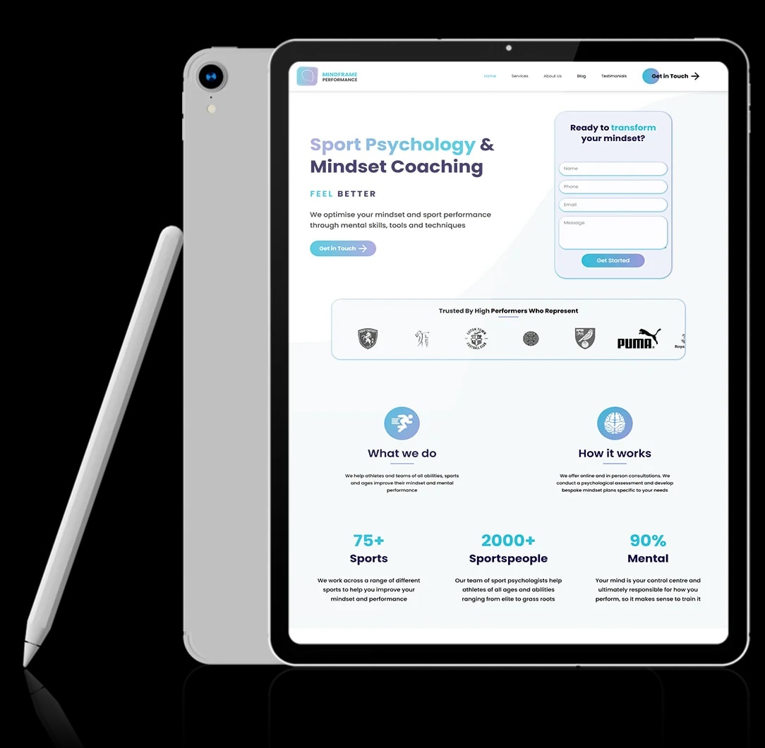Mindframe Performance tablet preview