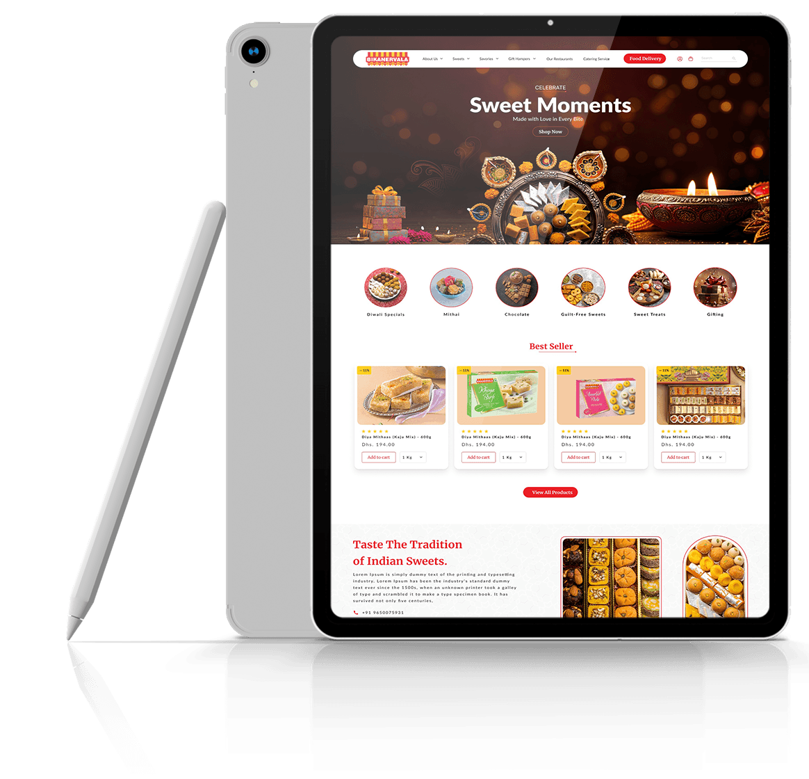 Bikanerwala tablet preview