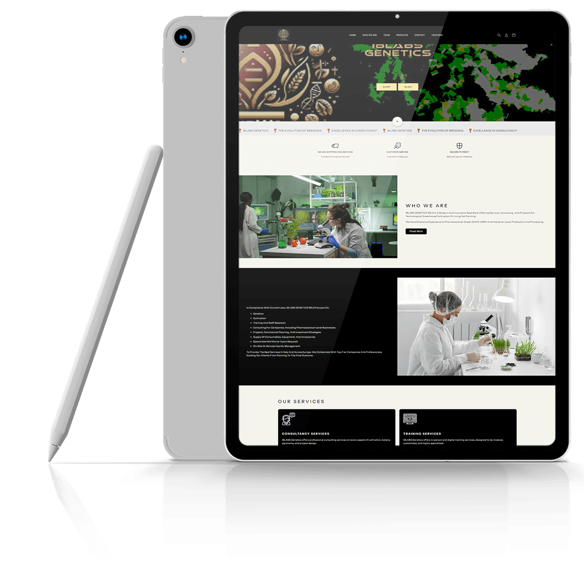 IBLABS GENETICS tablet preview