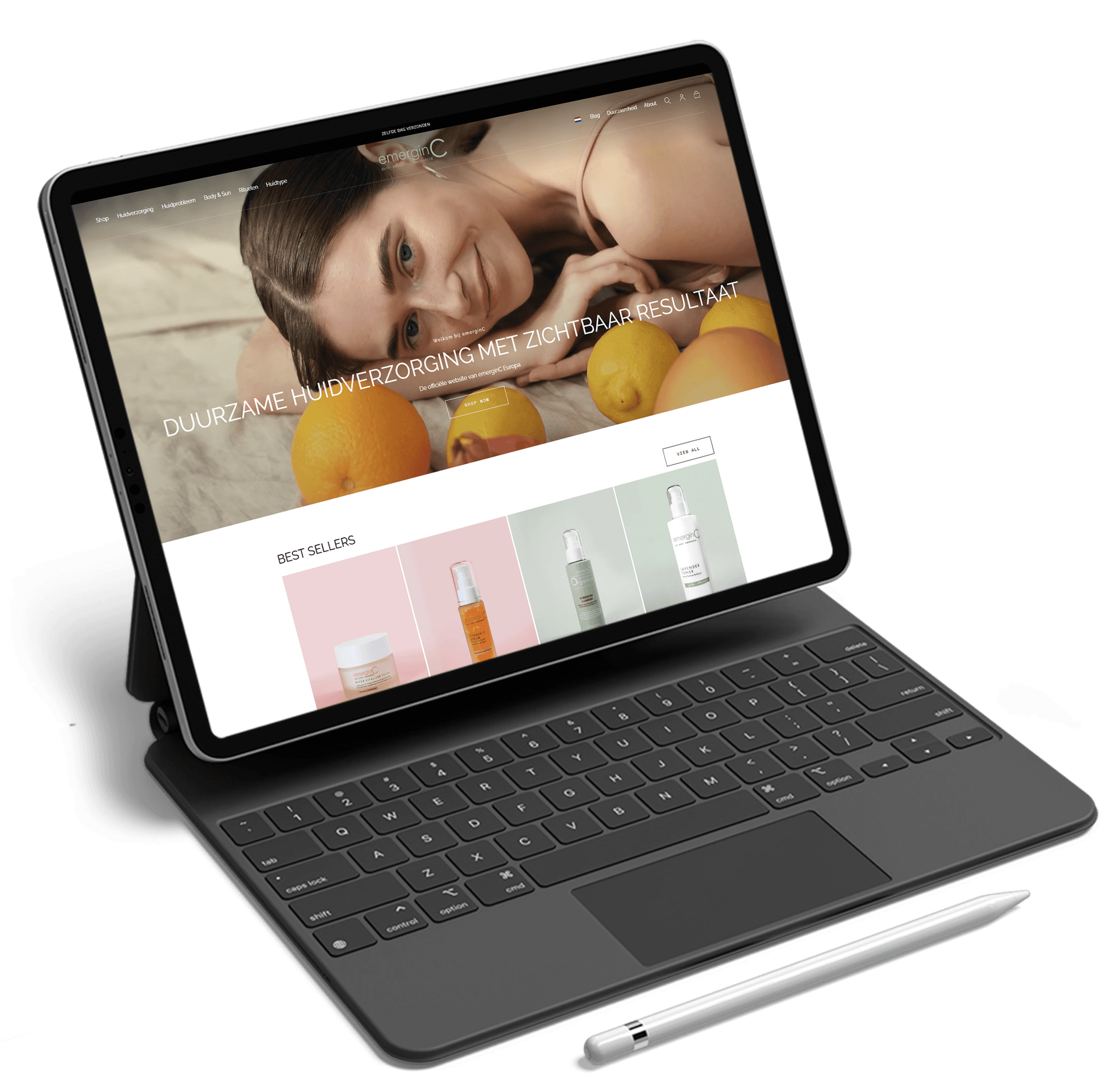 Indigo Cosmetics laptop preview