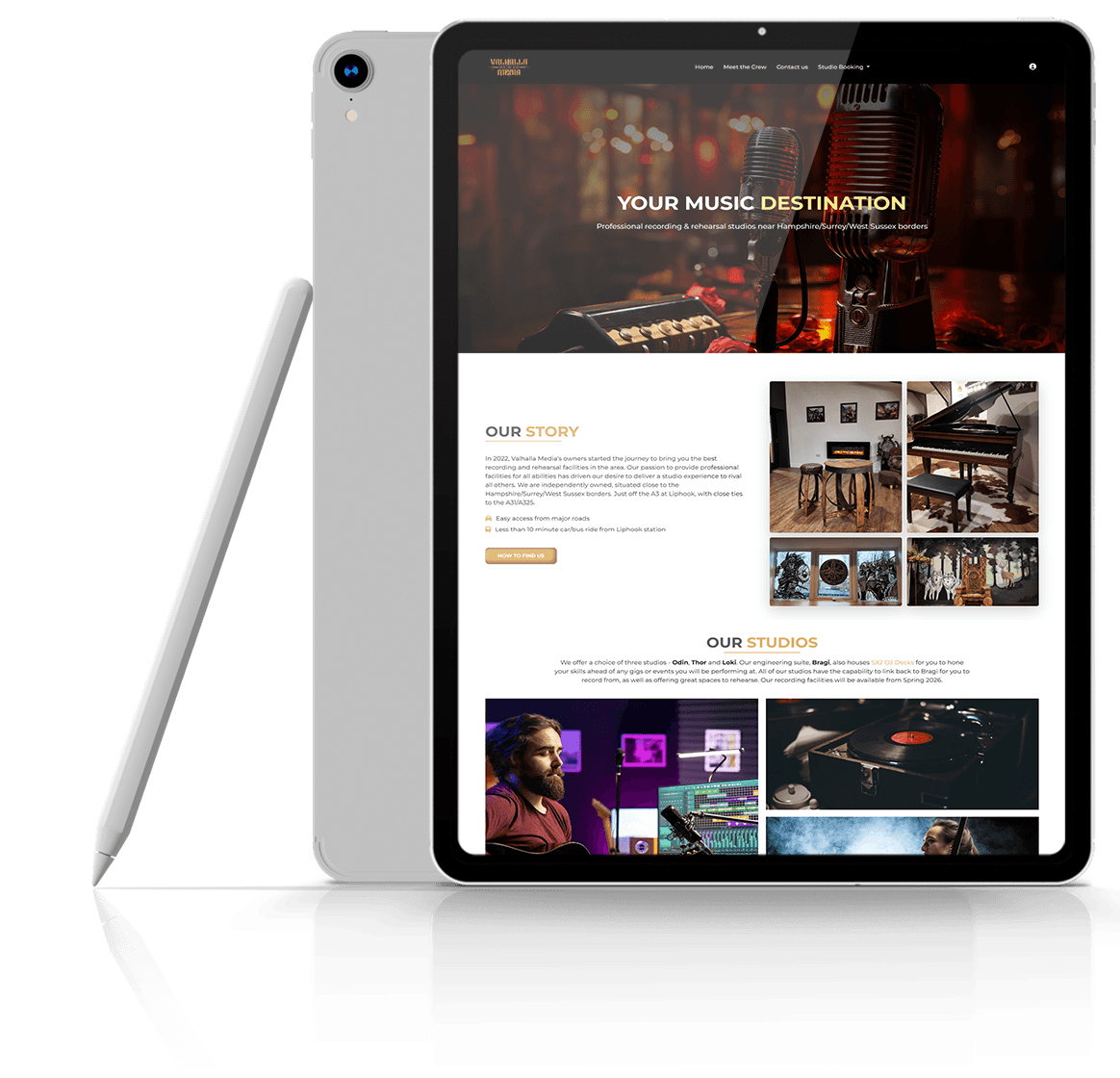 Valhalla Media tablet preview