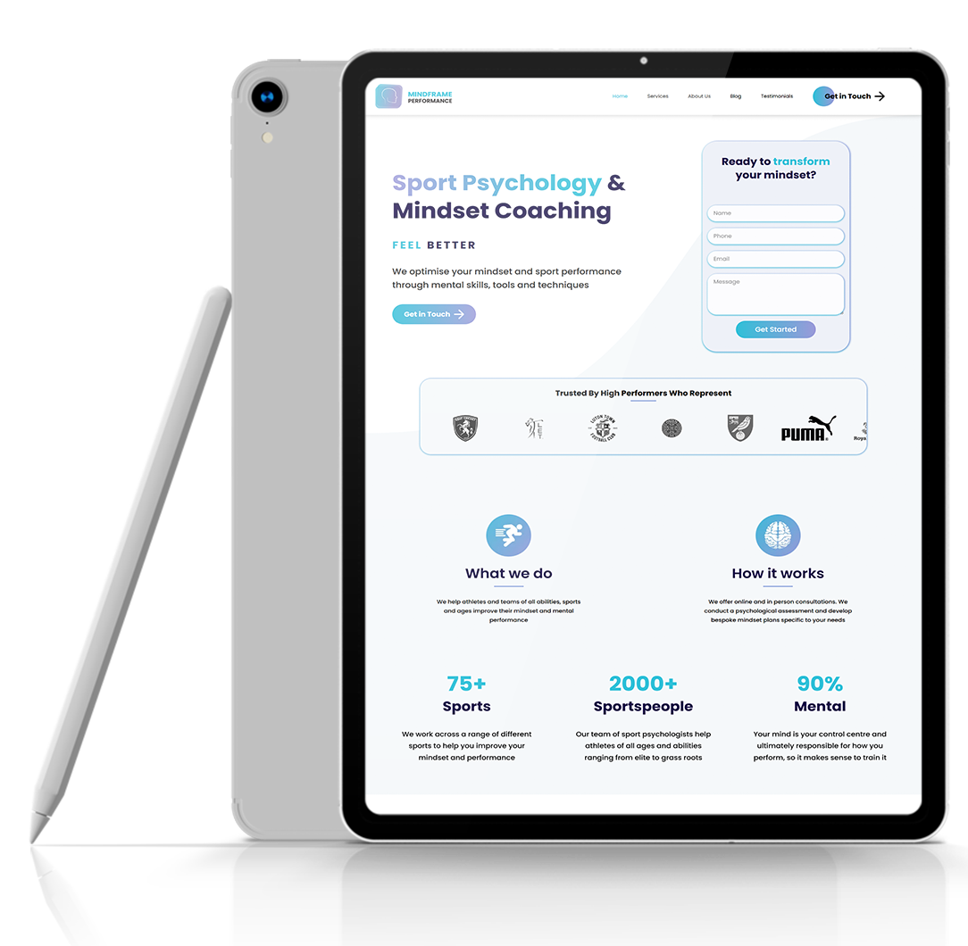 Tablet dashboard interface