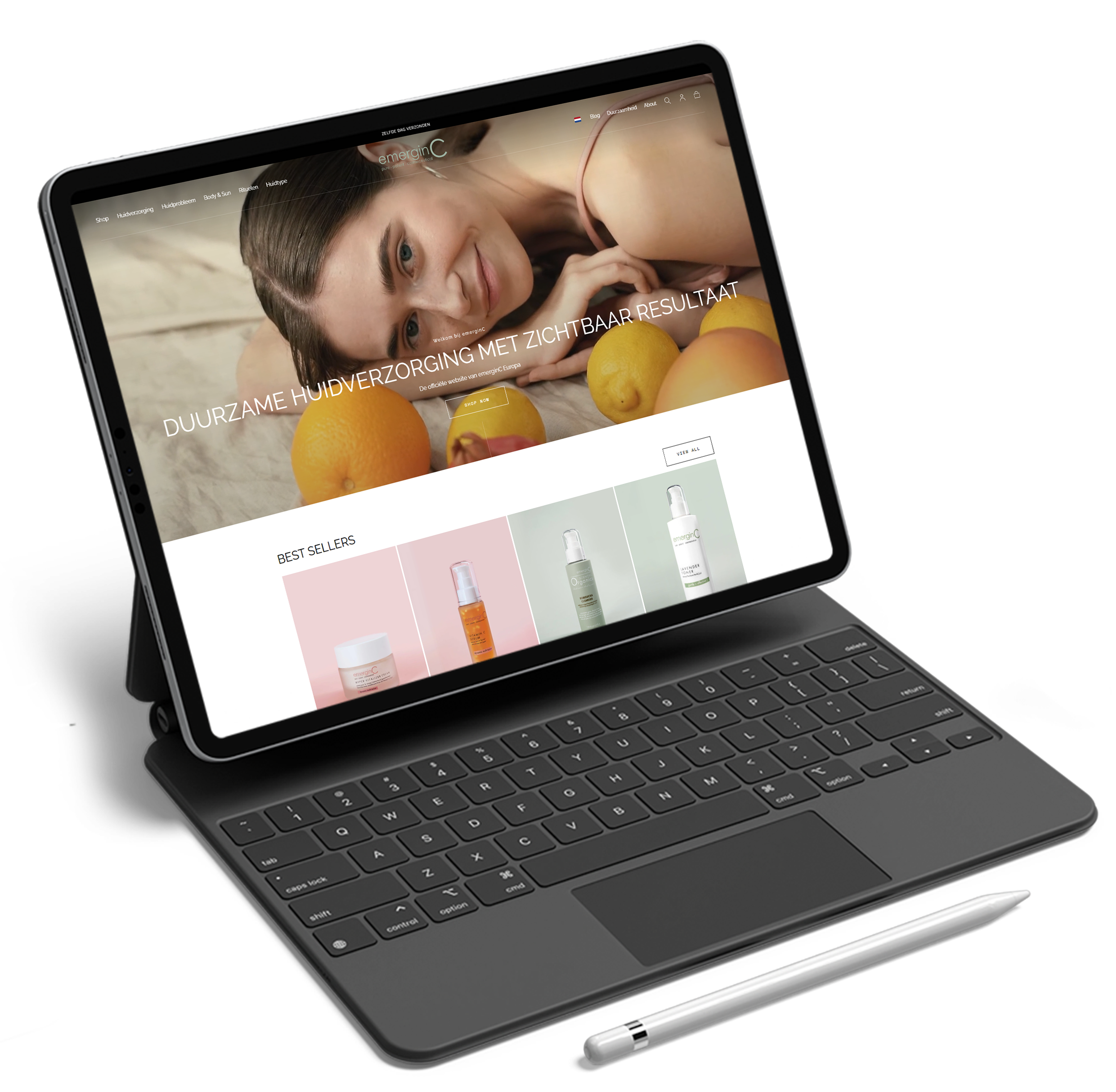 Indigo Cosmetics-laptop